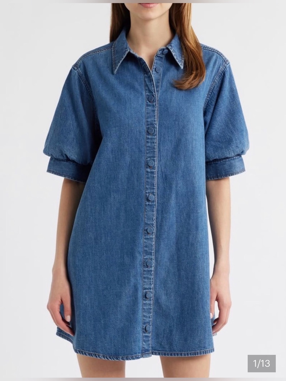 EUC Frame Demim The Play Mini Dress